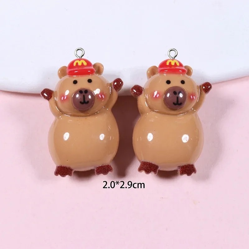 Resin Craft Supplies - 10 Pezzi Ciondoli in Resina Lucidi