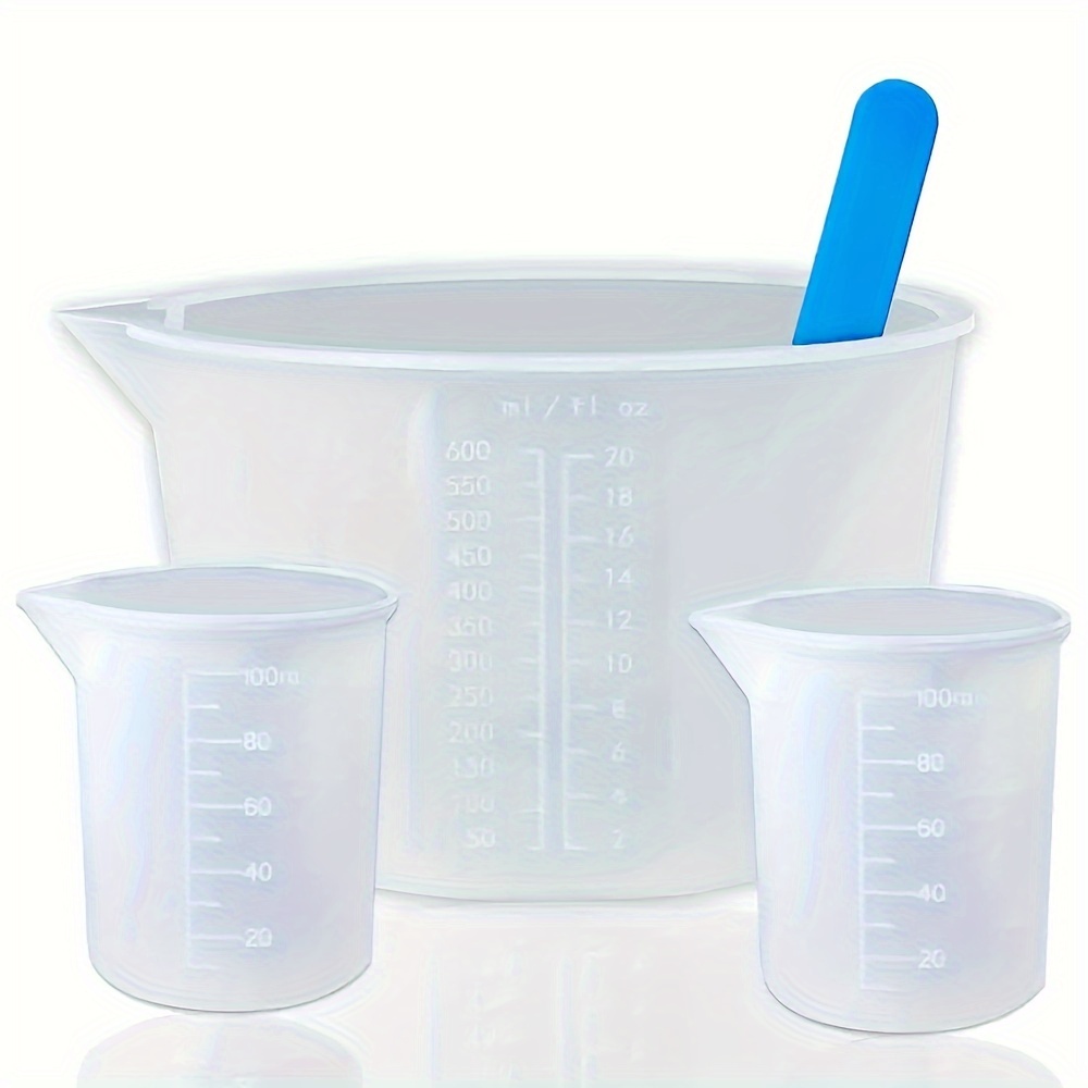 Mixing Cup Silicone - Tazze dosatrici in silicone, accessori per