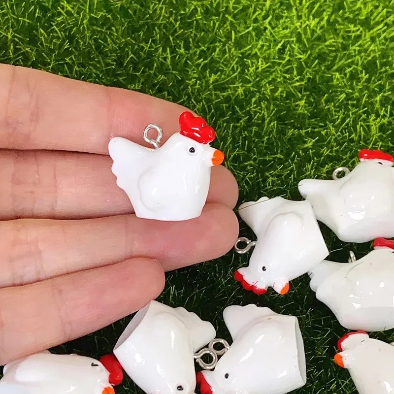 Resin Craft Supplies - 10 Pezzi Mini Ciondoli in Resina