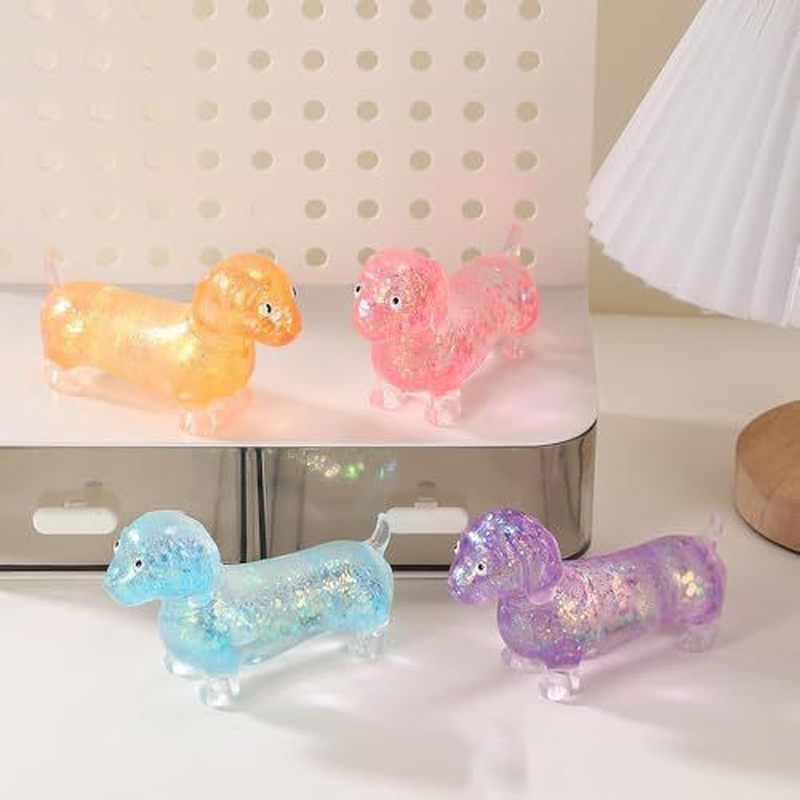 Resin Craft Material - Gadget Antistress a Forma di Bassotto