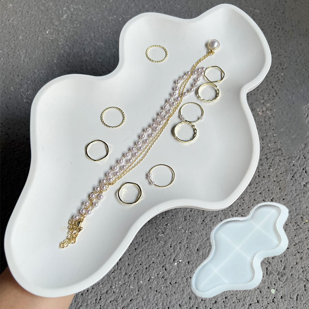 Serving Tray Mold - Cloud Storage Tray stampo in calcestruzzo