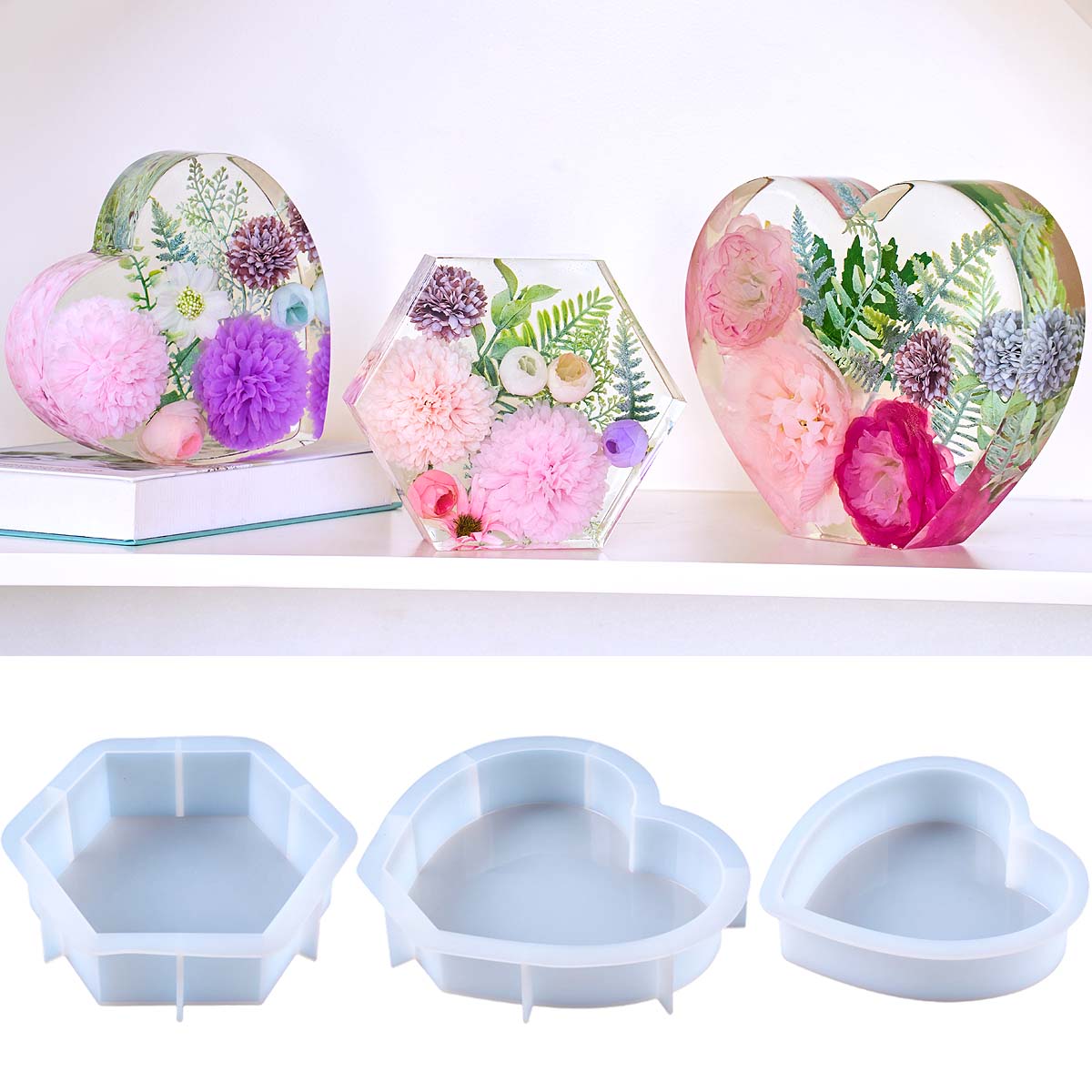 Stampo in silicone grande a fo - Resin Craft Ideas recensione e prezzo