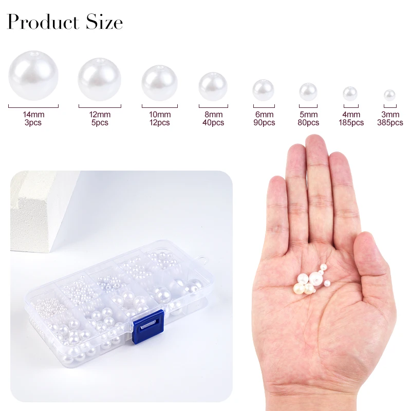 800 pezzi di perle artificiali - Resin Jewelry Kit recensione e prezzo