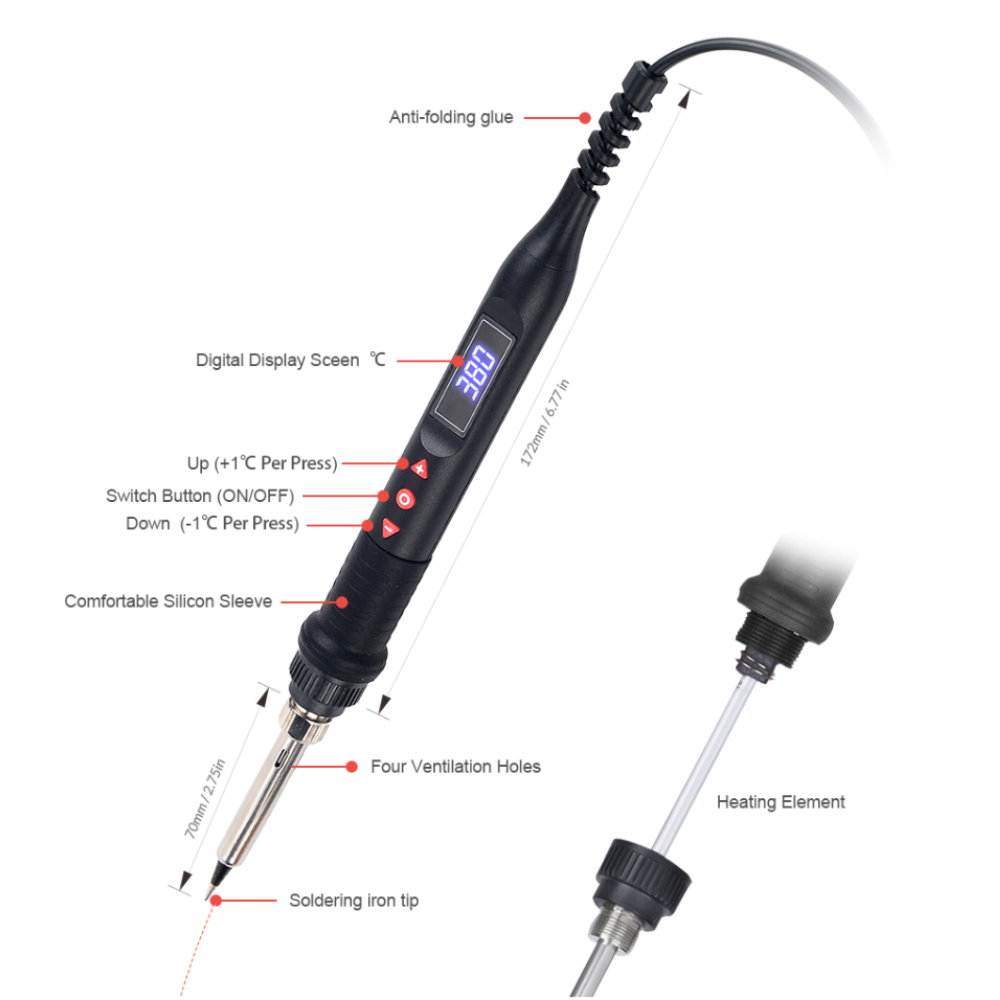 JCD 750W Micro pistola termica - Heat Gun Small recensione e prezzo