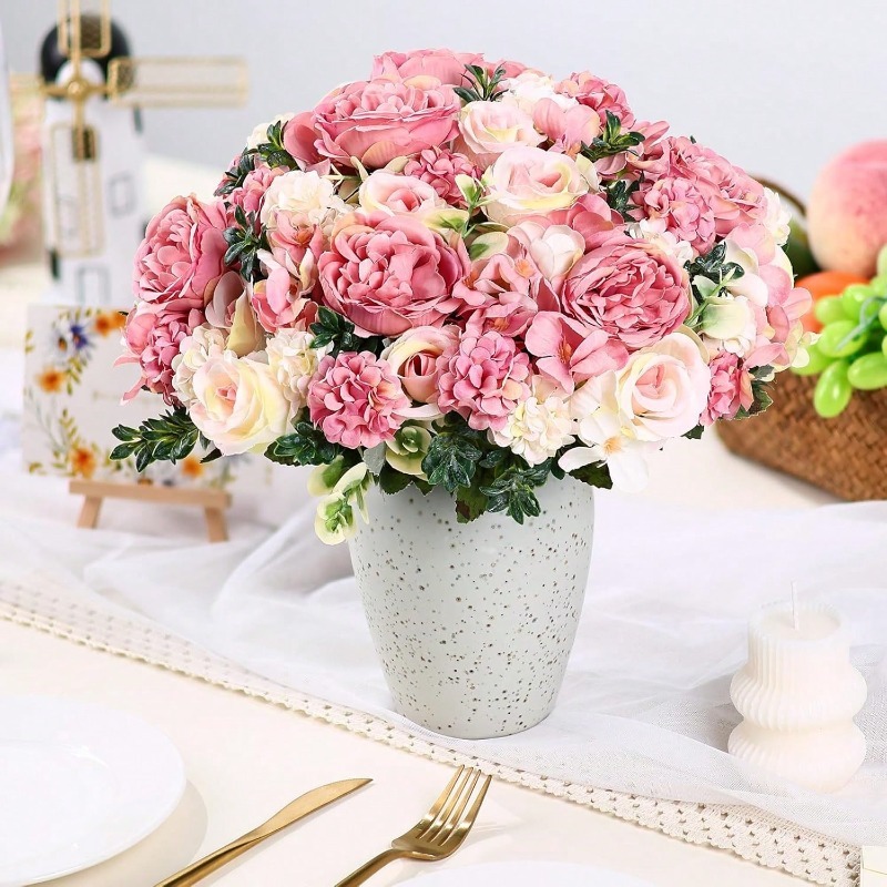 Bouquet di Rose Artificiali in - Dried Flower Bulk recensione e prezzo