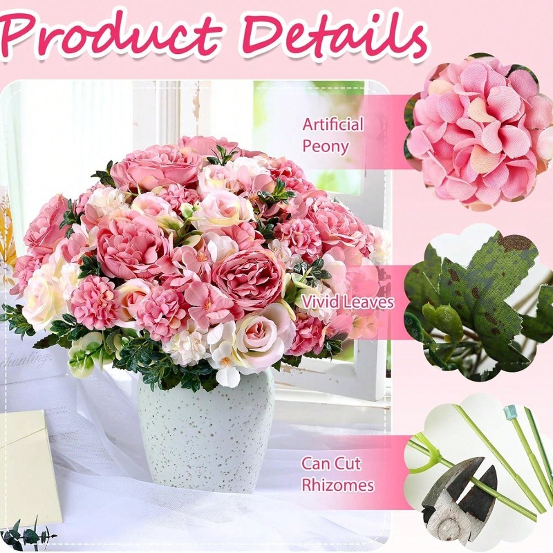 Bouquet di Rose Artificiali in - Dried Flower Bulk recensione e prezzo