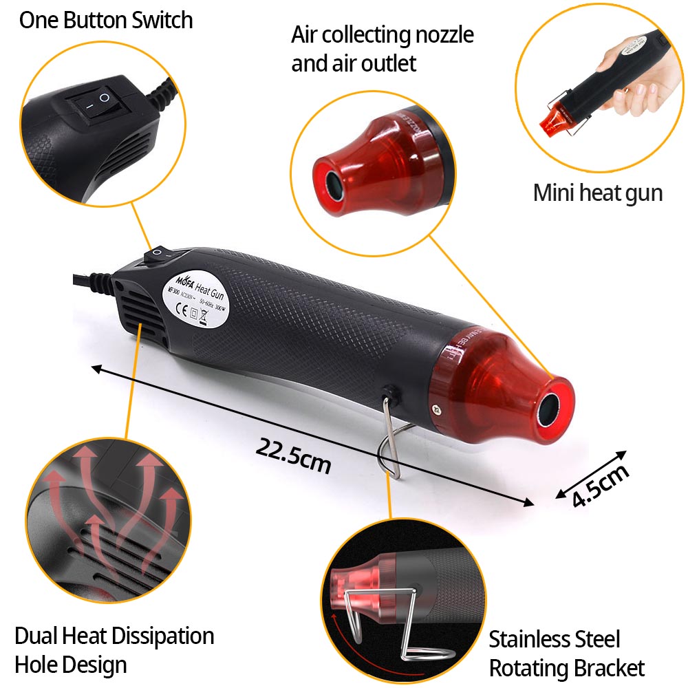 300W Pistola di Calore Ad Aria - Heat Gun Small recensione e prezzo